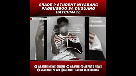 grade 9 scandal|Grade 9 Student Niyabang Pagbugbog Sa Batchmate .